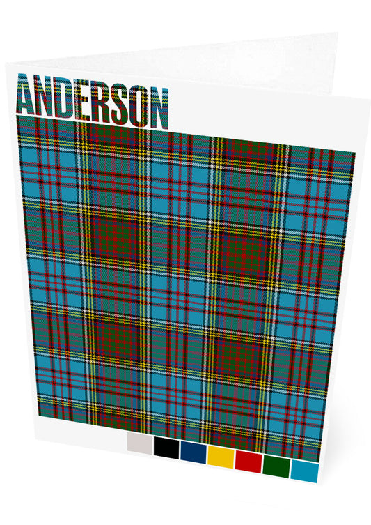 Anderson Modern tartan – set of two cards