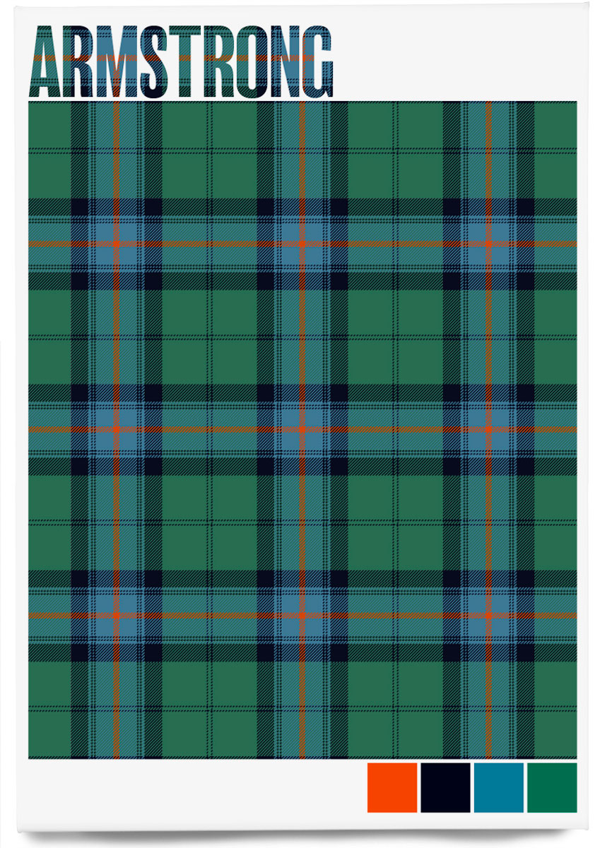 Armstrong Ancient tartan – magnet