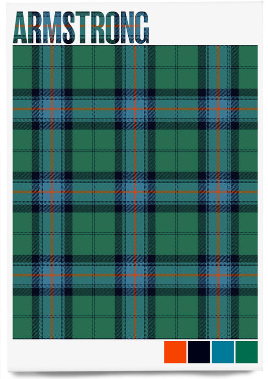 Armstrong Ancient tartan – magnet