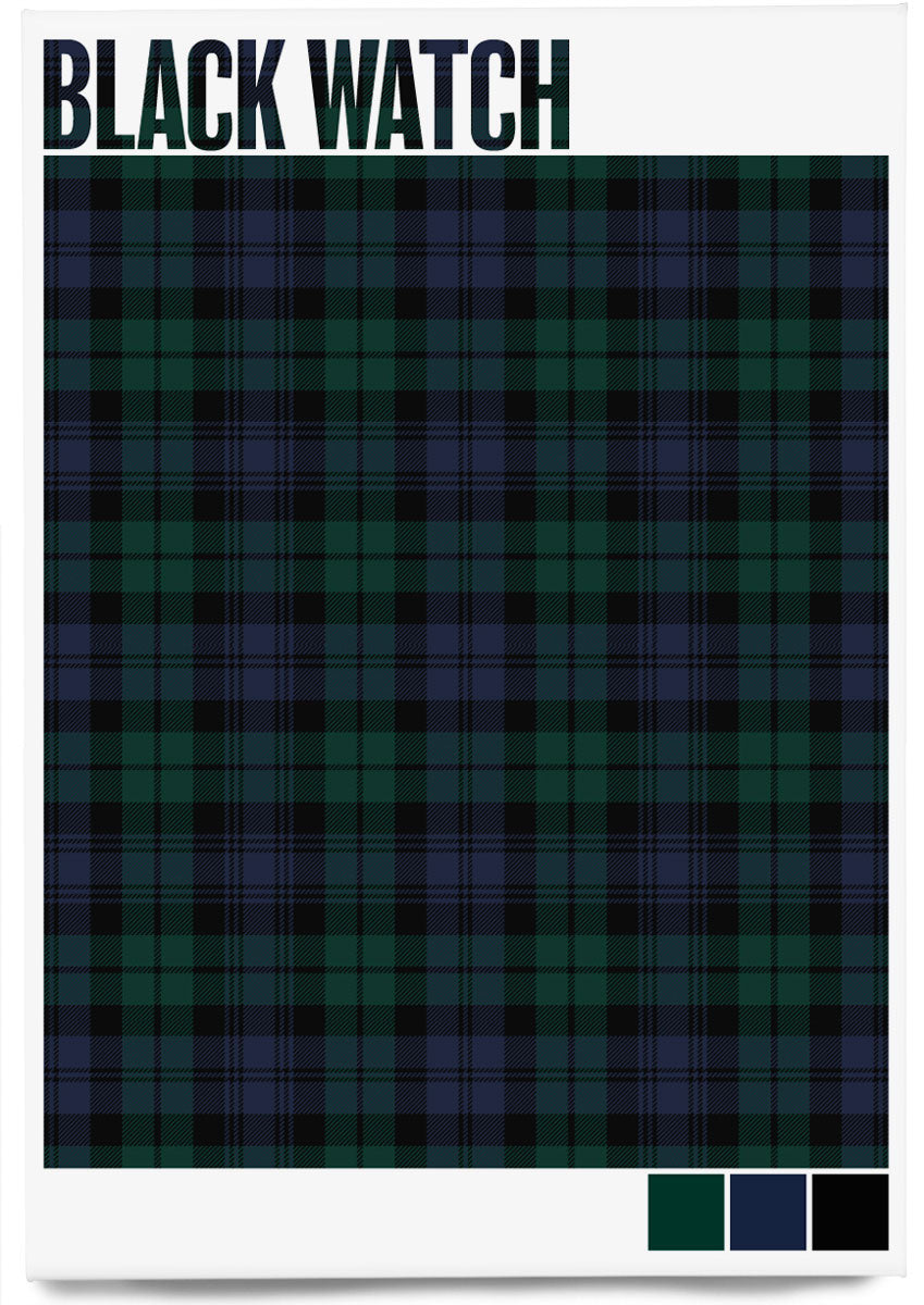 Black Watch Modern tartan  – magnet