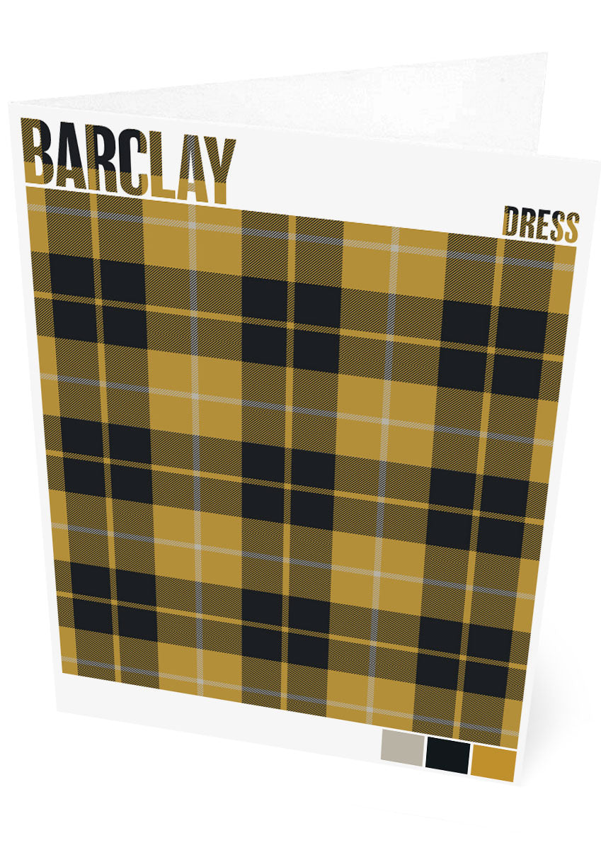 Barclay Dress Muted tartan  – set of two cards