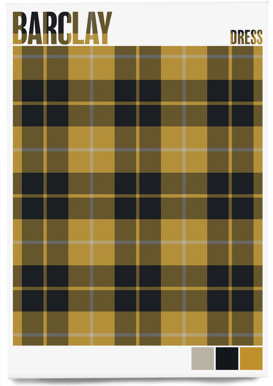 Barclay Dress Muted tartan  – magnet