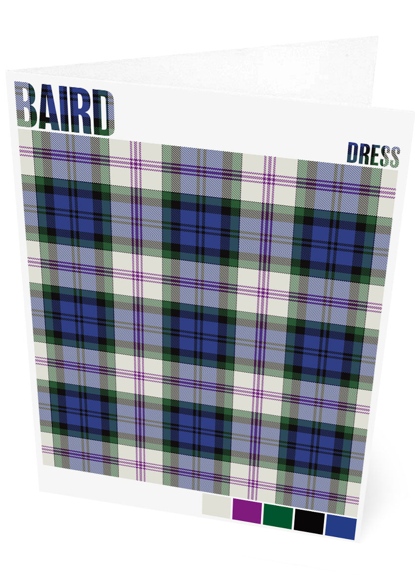 Baird Dress Modern tartan  – set of two cards