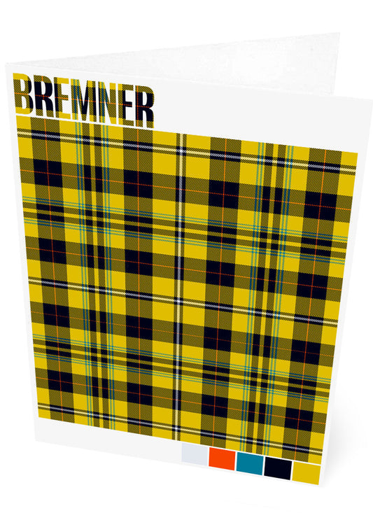 Bremner Ancient tartan – set of two cards