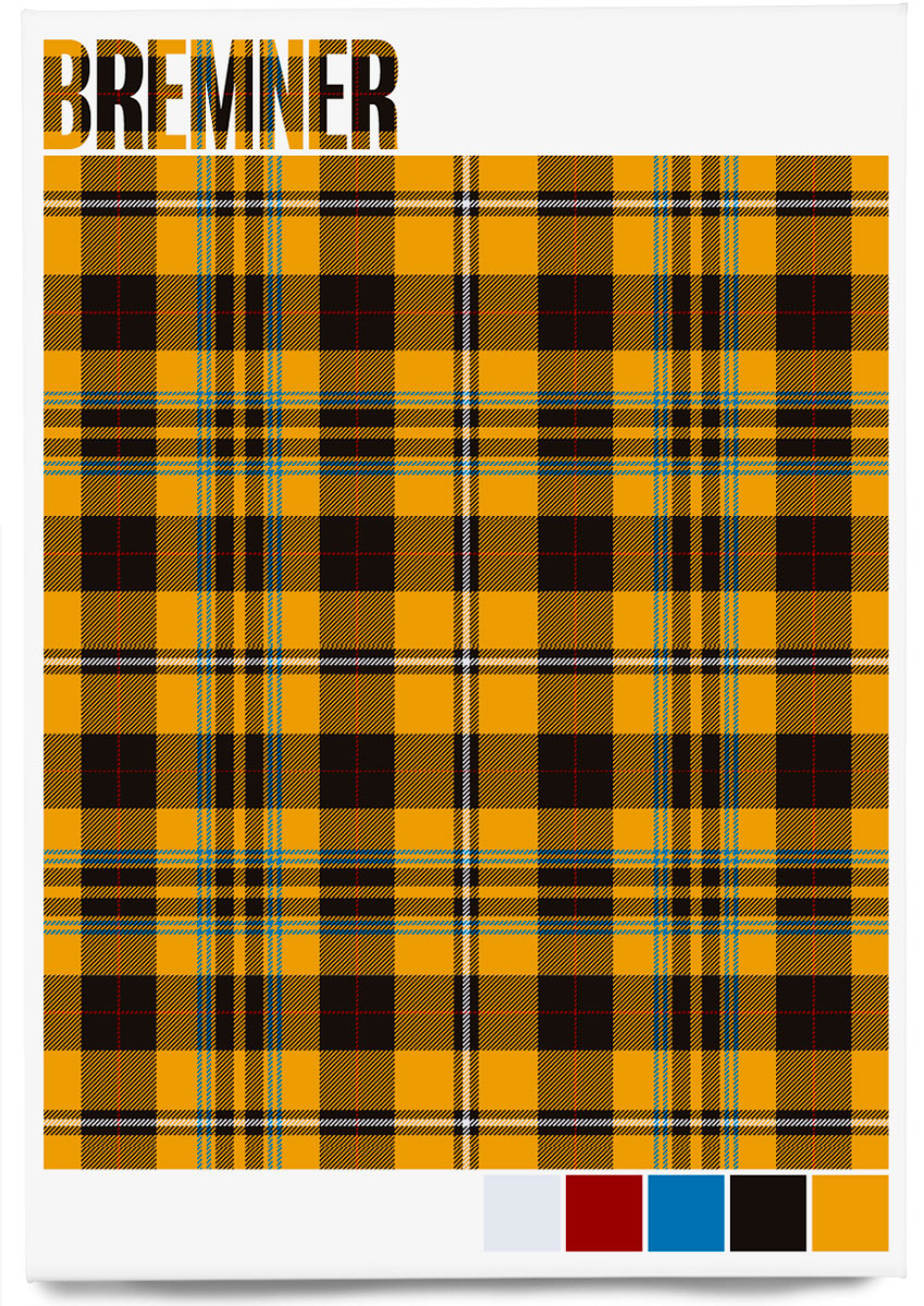 Bremner Modern tartan – magnet