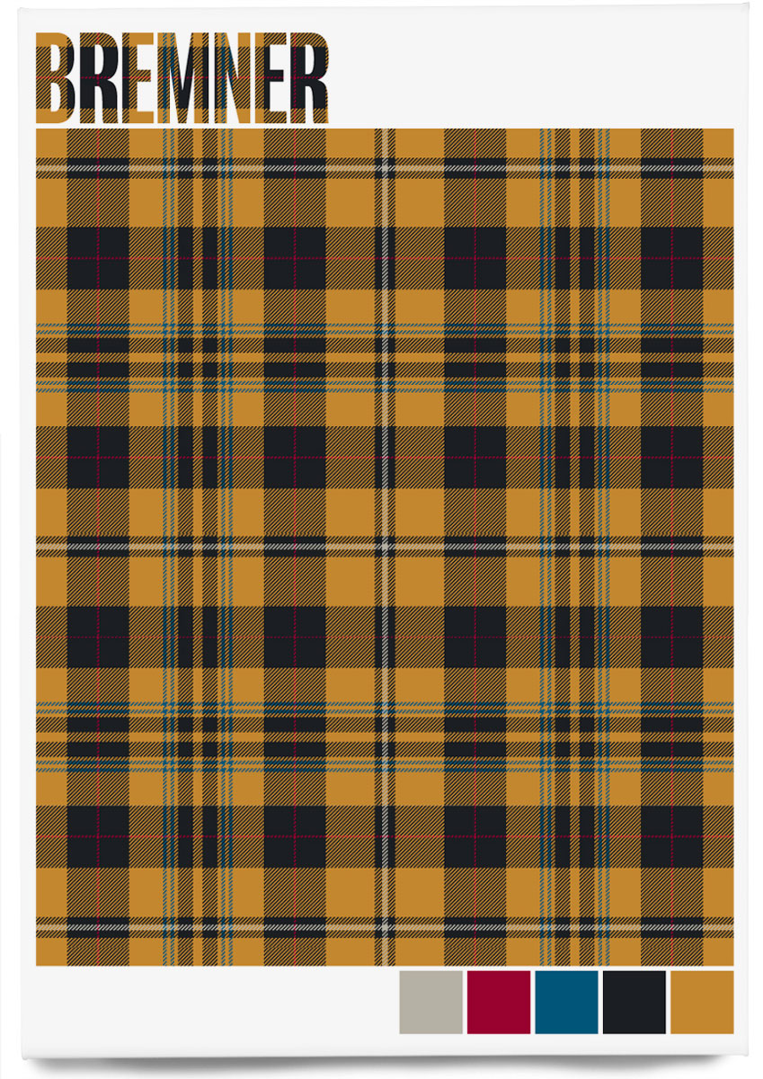 Bremner Muted tartan – magnet