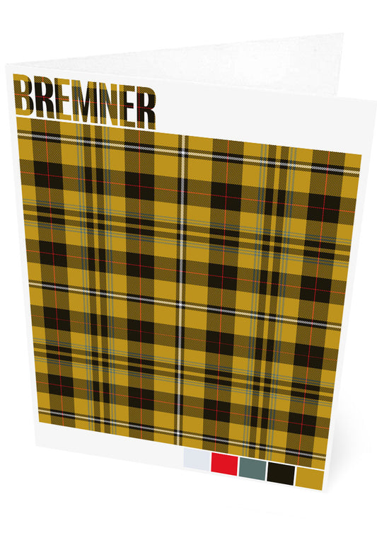Bremner Weathered tartan – set of two cards