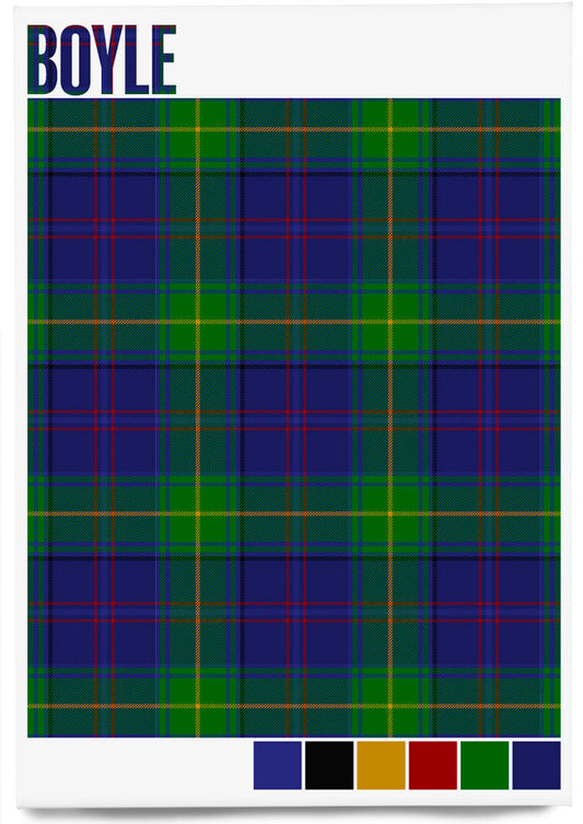 Boyle Modern tartan – magnet