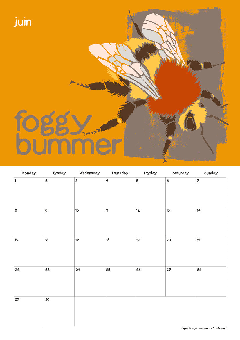 Scots Beasties – 2026 A4 calendar