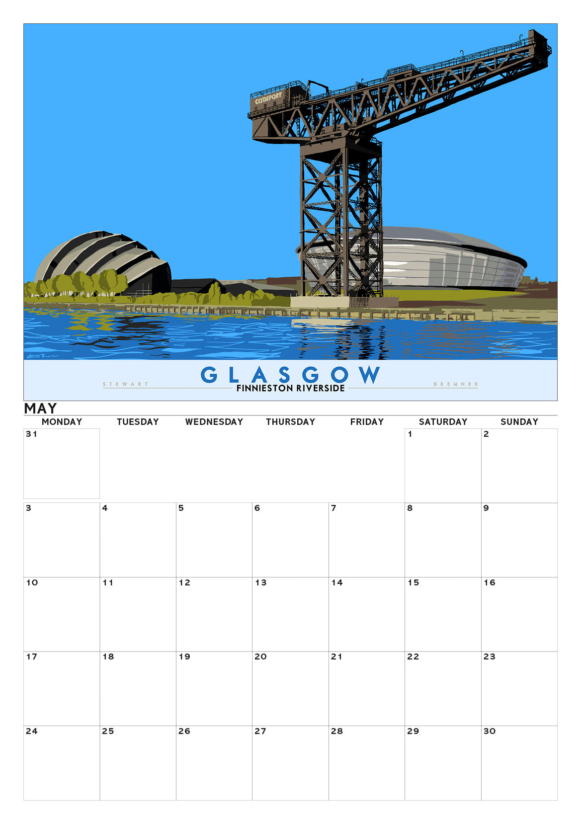 Bonnie Scotland – A3 calendar 2027