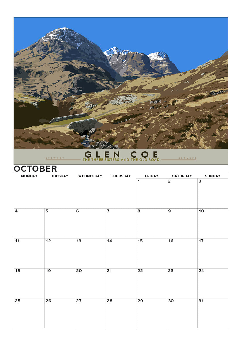 Bonnie Scotland – A4 calendar 2027
