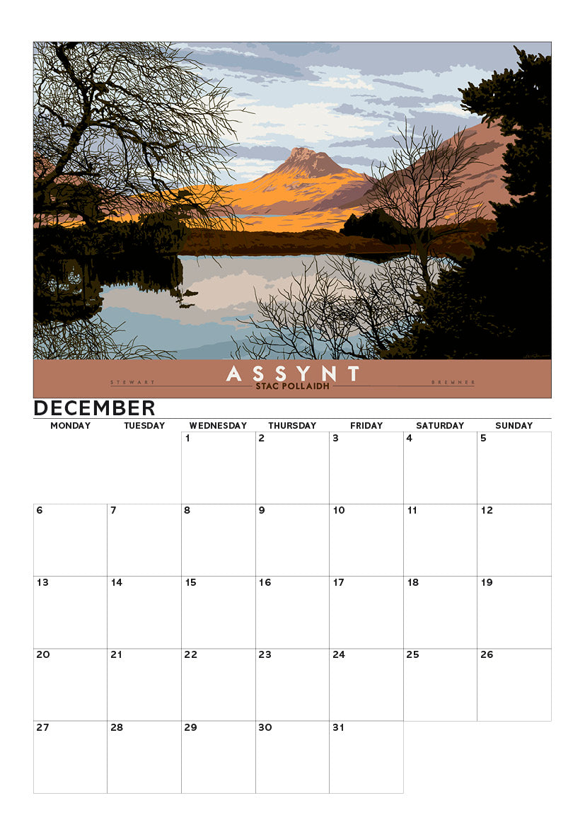 Bonnie Scotland – A4 calendar 2027