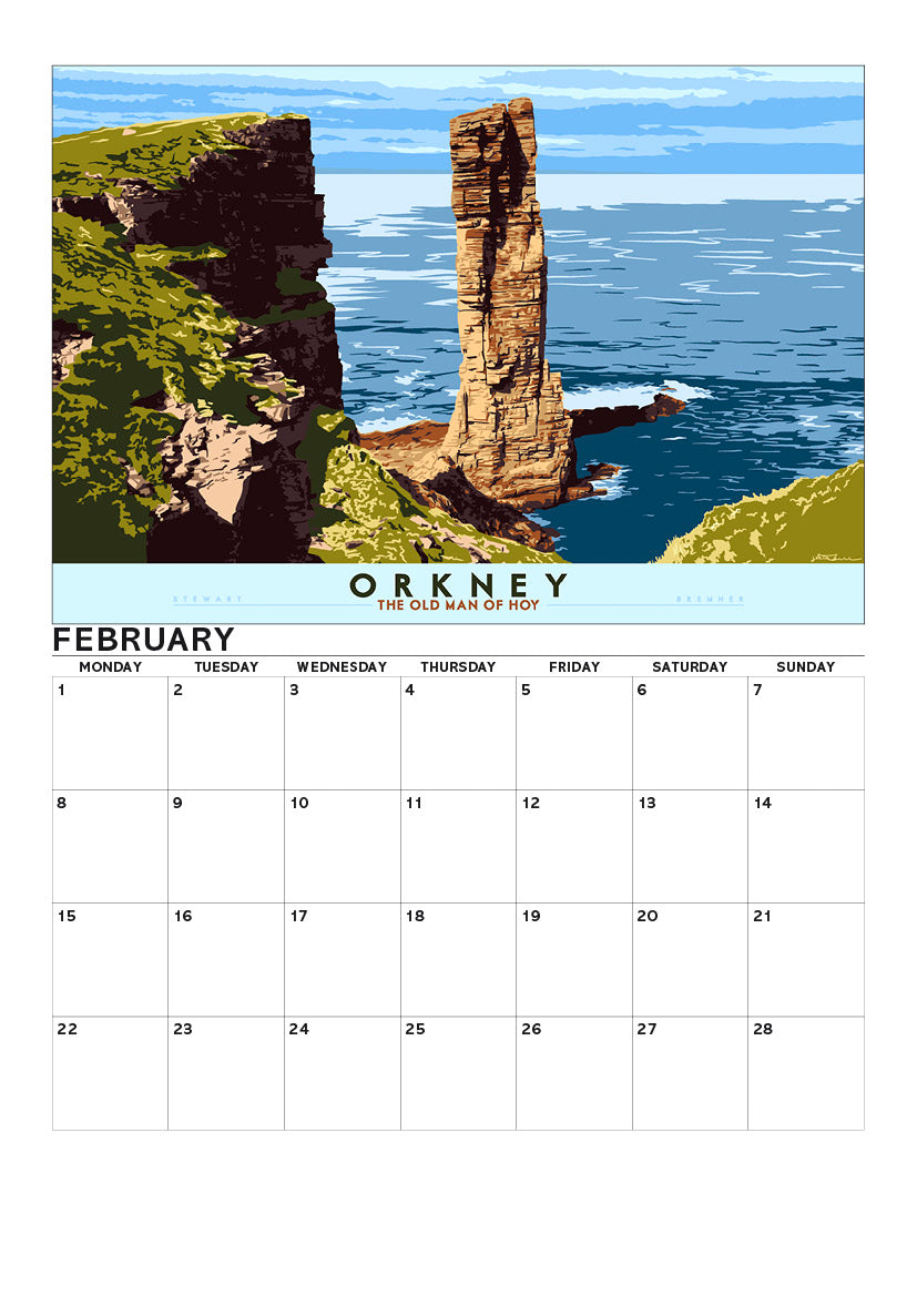 Bonnie Scotland – A4 calendar 2027