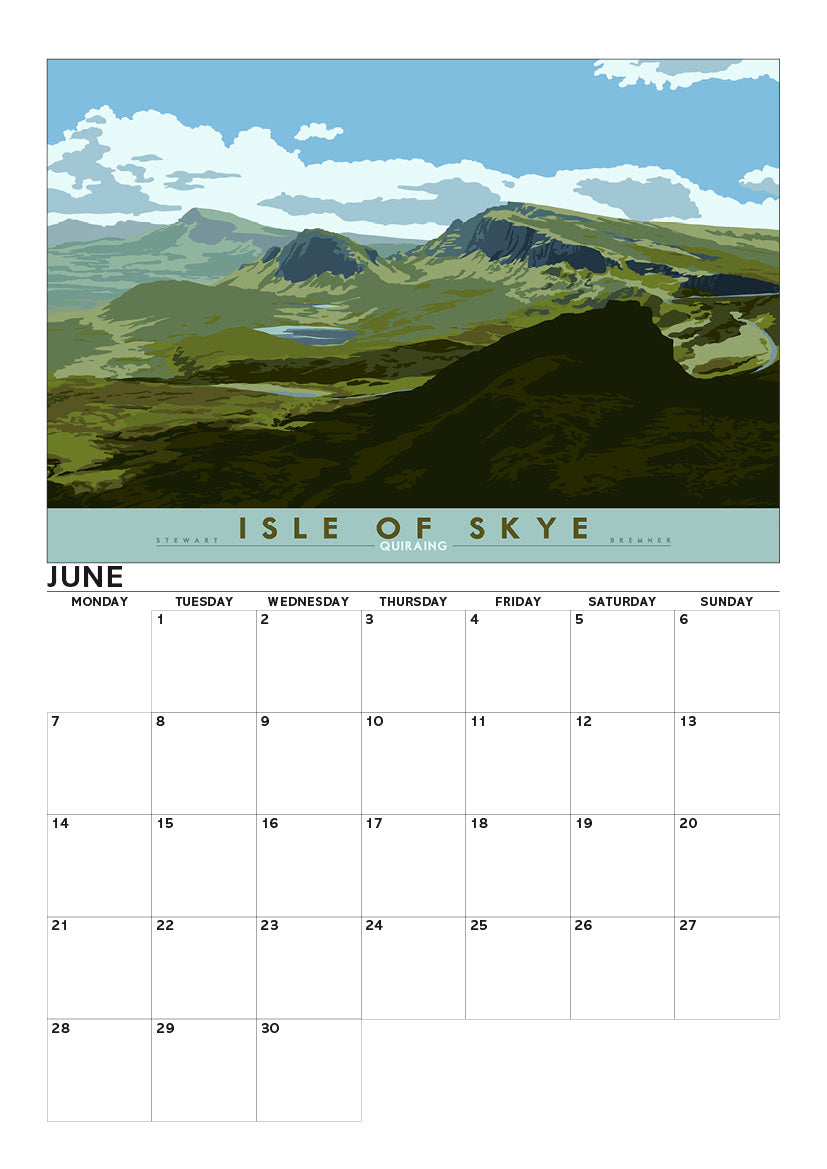 Bonnie Scotland – A4 calendar 2027