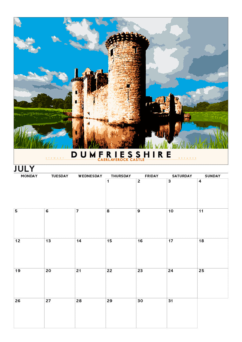 Bonnie Scotland – A4 calendar 2027