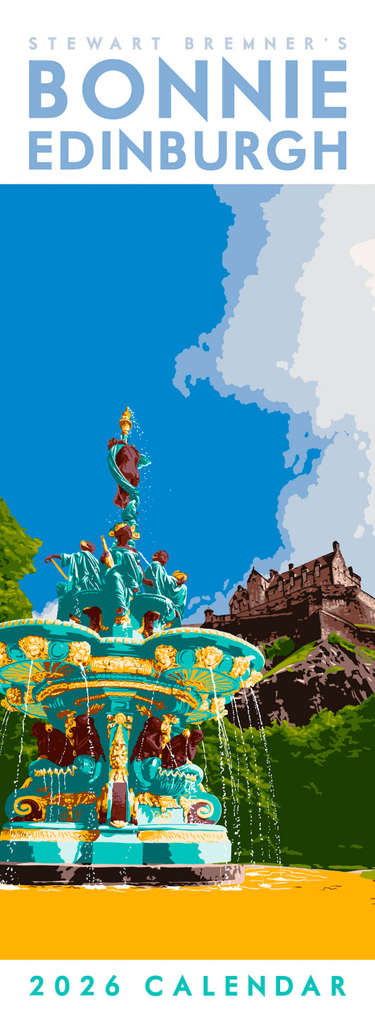 Bonnie Edinburgh – 2026 slimline calendar