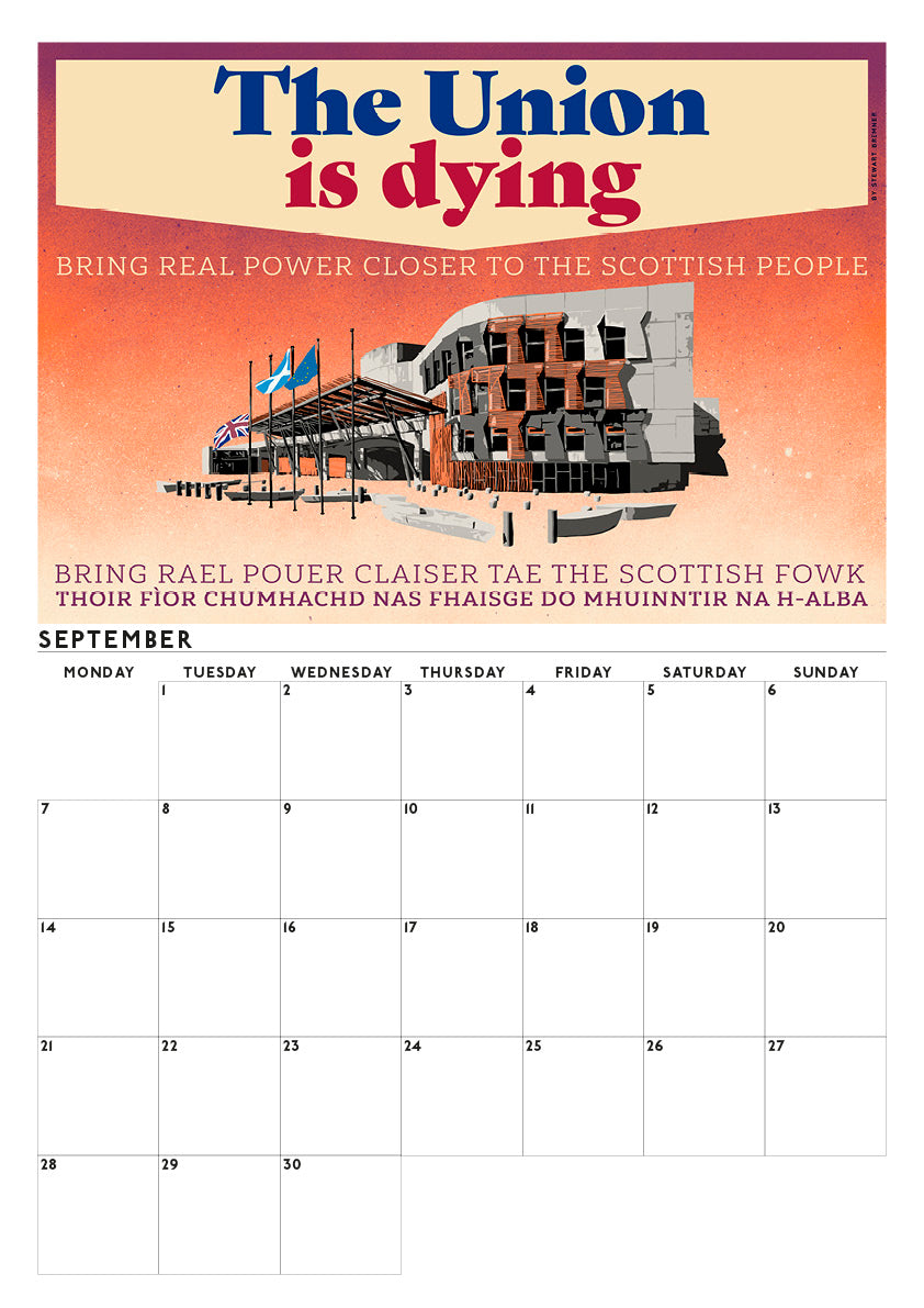 Early Days of a Better Nation – 2026 A3 calendar