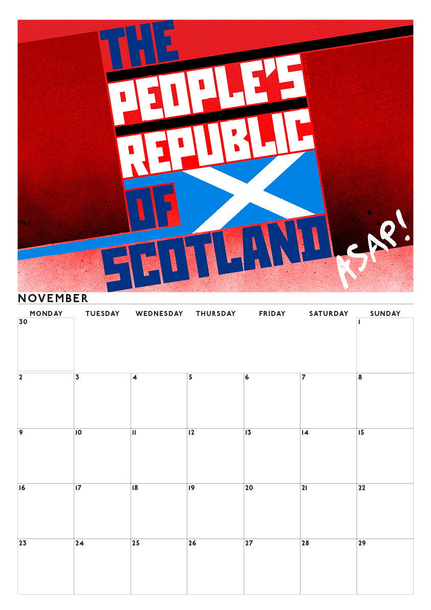 Early Days of a Better Nation – 2026 A3 calendar