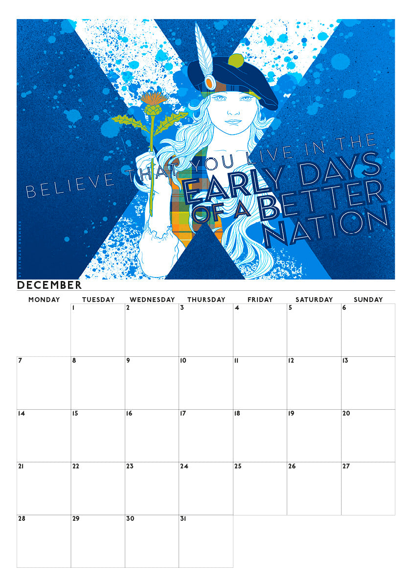 Early Days of a Better Nation – 2026 A3 calendar