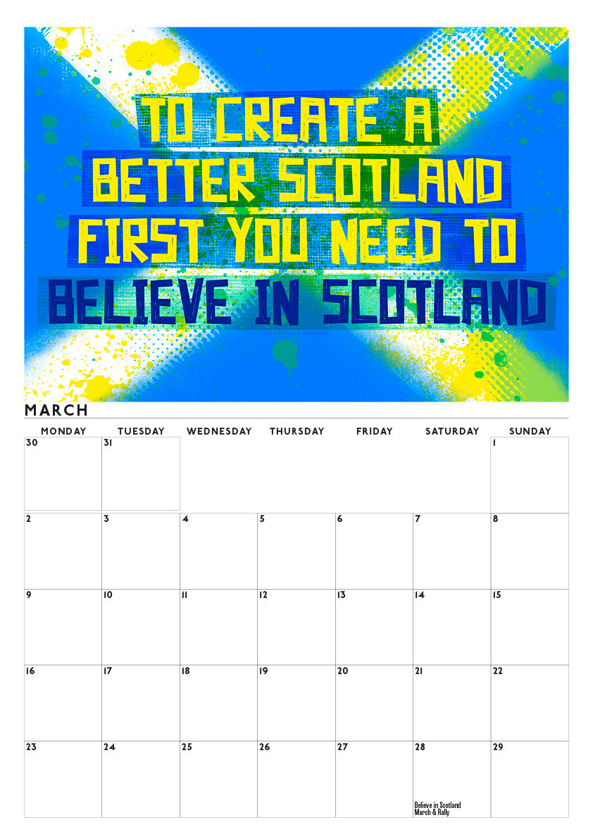 Early Days of a Better Nation – 2026 A3 calendar