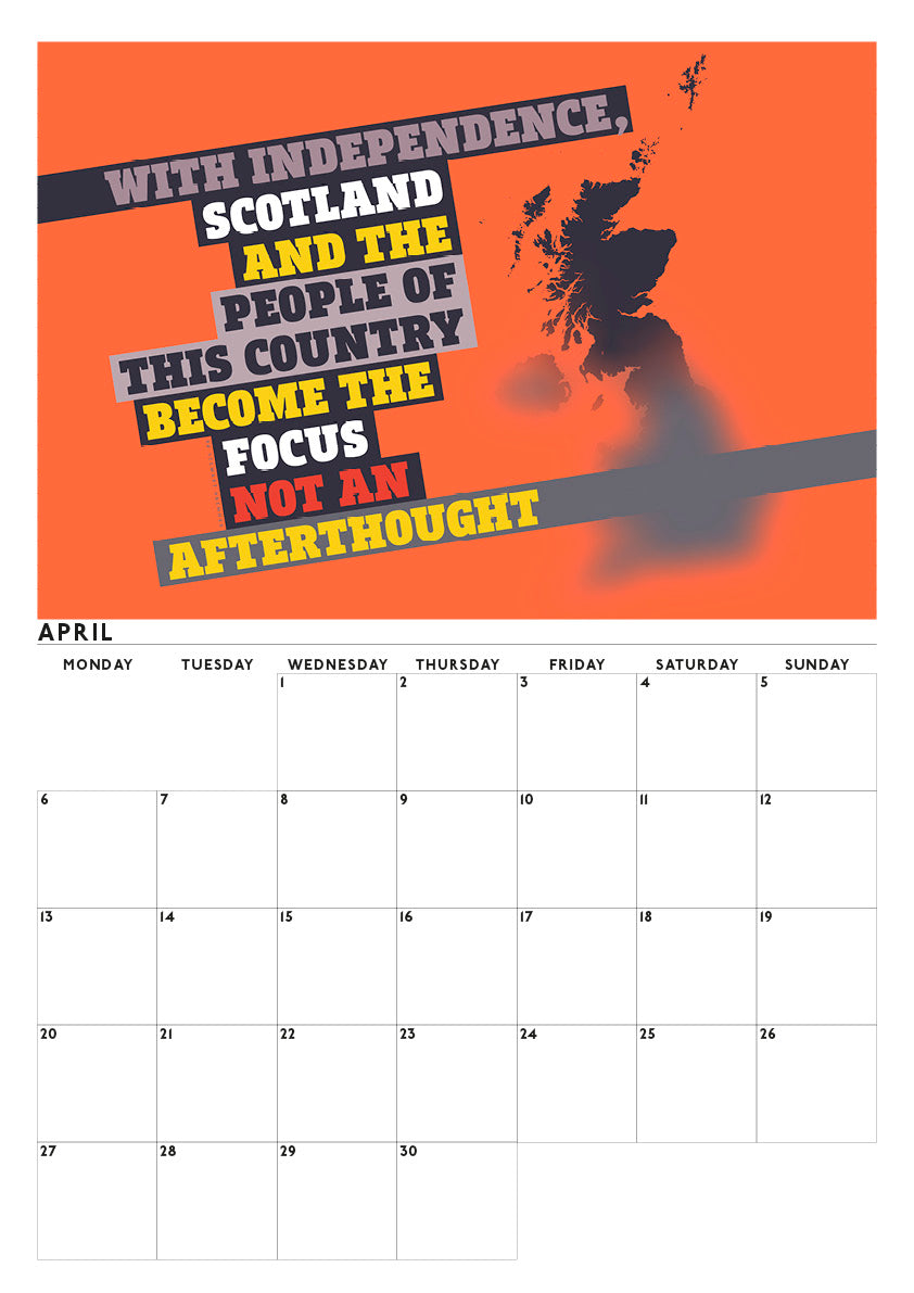 Early Days of a Better Nation – 2026 A3 calendar