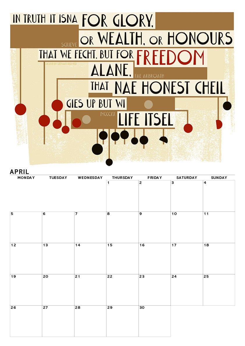 Early Days of a Better Nation – A3 calendar 2027