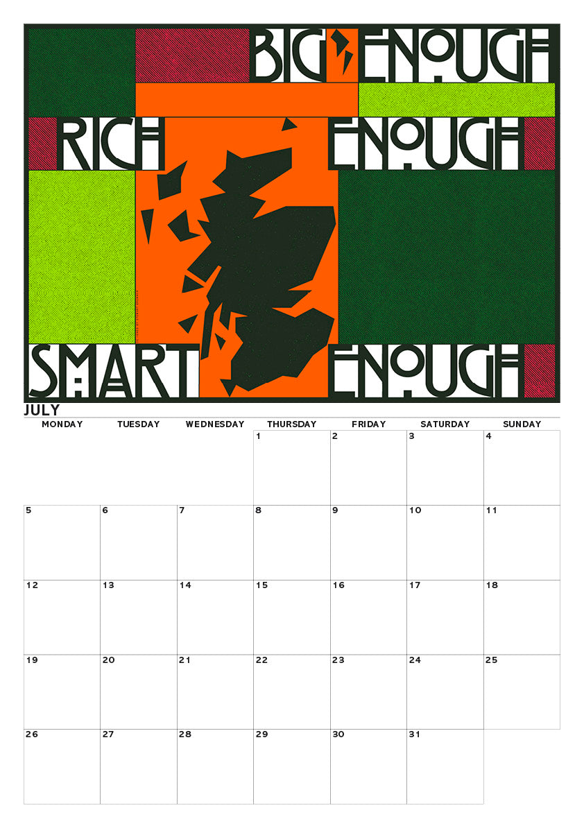 Early Days of a Better Nation – A3 calendar 2027