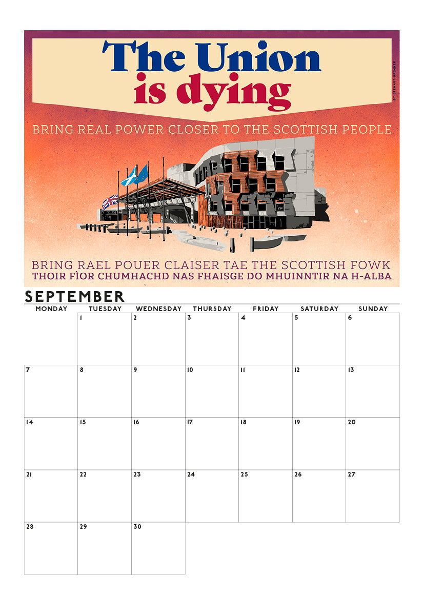 Early Days of a Better Nation – 2026 A4 calendar
