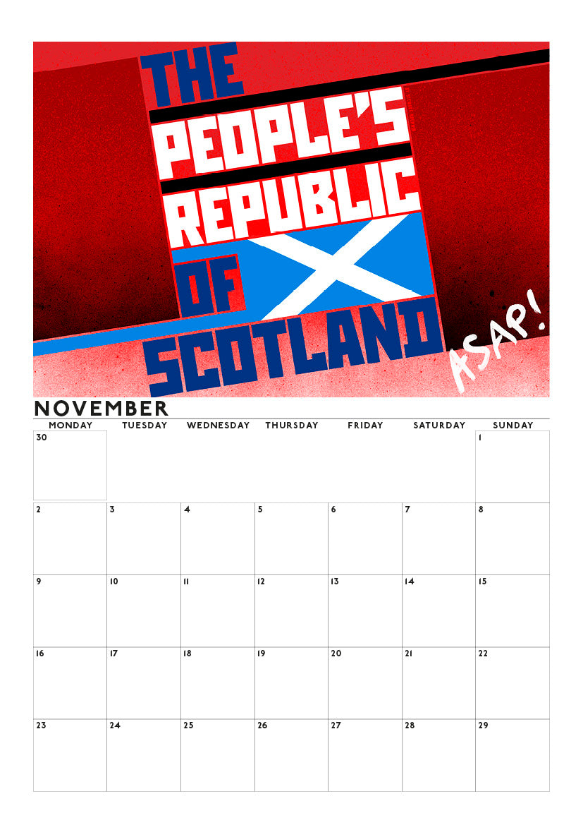 Early Days of a Better Nation – 2026 A4 calendar