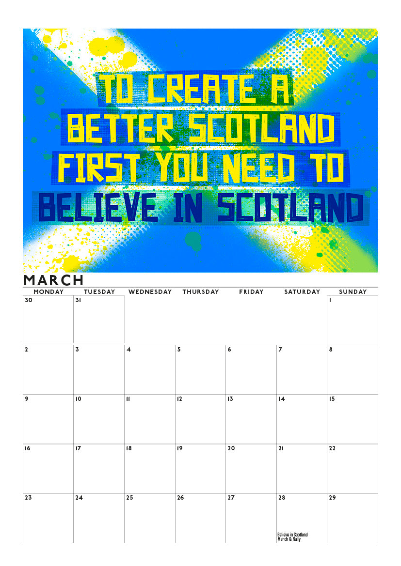 Early Days of a Better Nation – 2026 A4 calendar