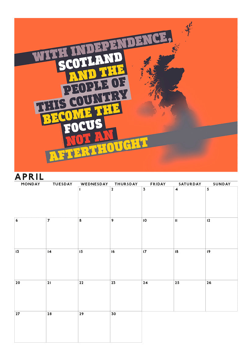 Early Days of a Better Nation – 2026 A4 calendar