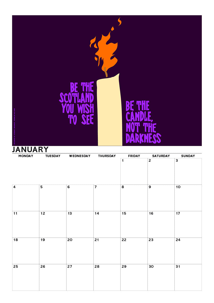Early Days of a Better Nation – A4 calendar 2027