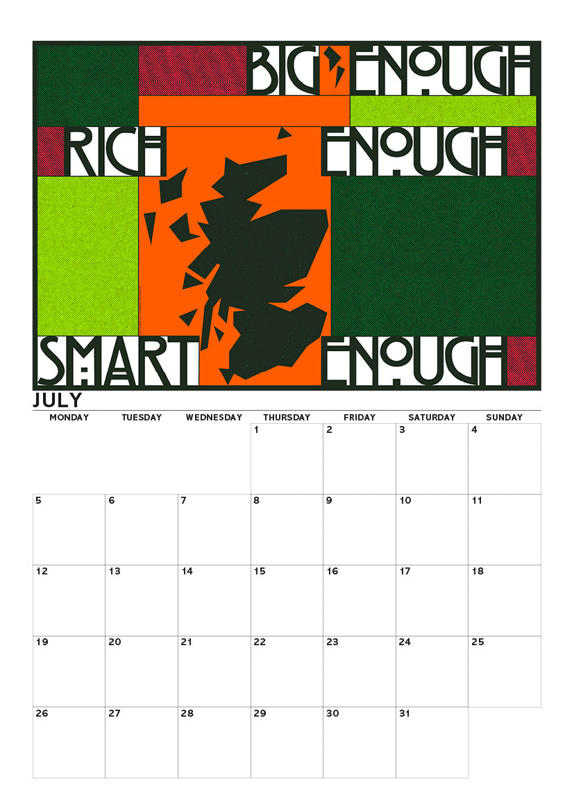 Early Days of a Better Nation – A4 calendar 2027