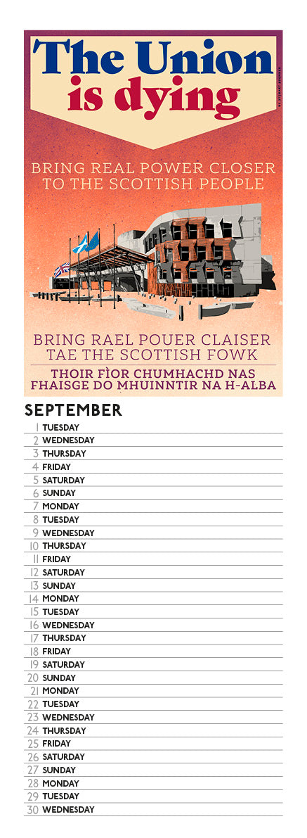 Early Days of a Better Nation – 2026 slimline calendar