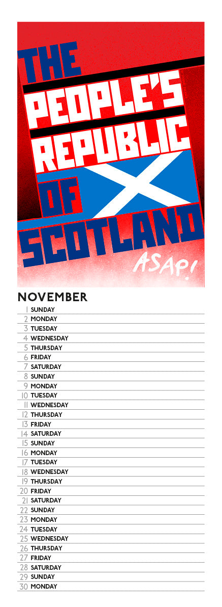 Early Days of a Better Nation – 2026 slimline calendar