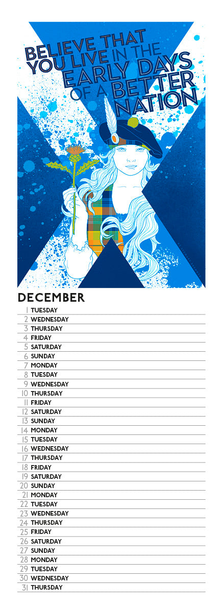 Early Days of a Better Nation – 2026 slimline calendar