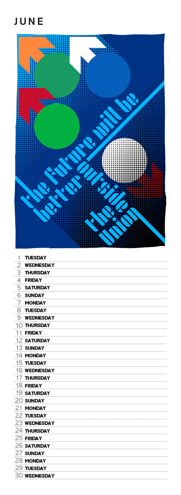 Early Days of a Better Nation – slimline calendar 2027