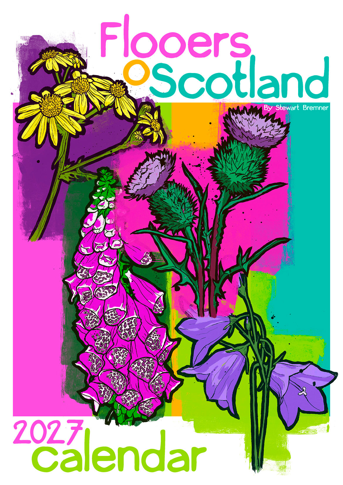 Scots flooers – A3 calendar 2027