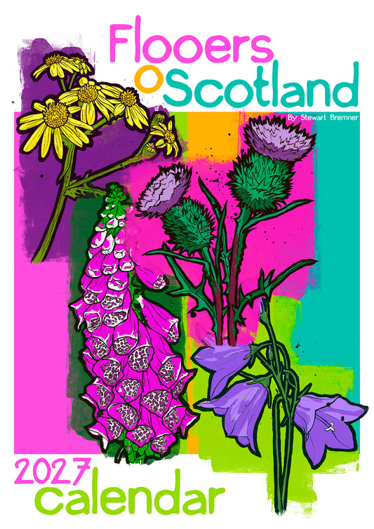 Scots flooers – A3 calendar 2027