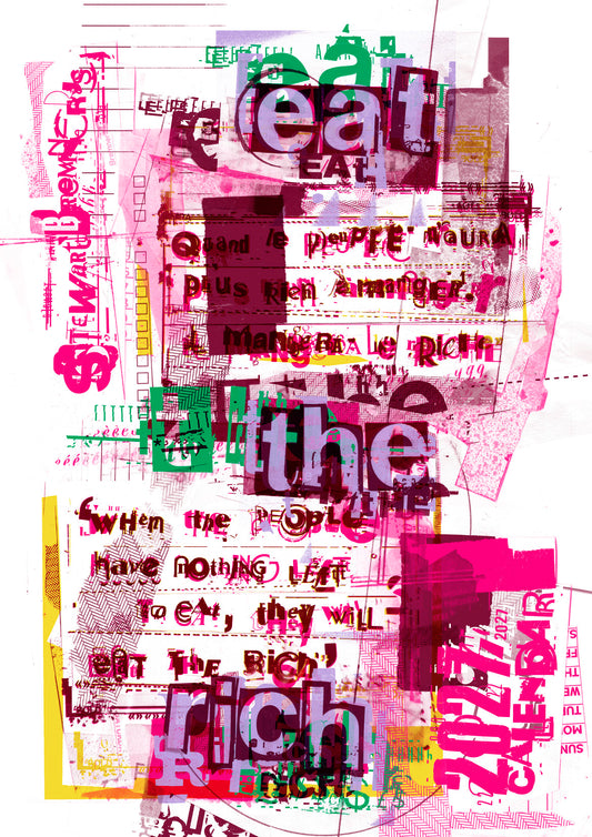 Eat the rich – A3 calendar 2027