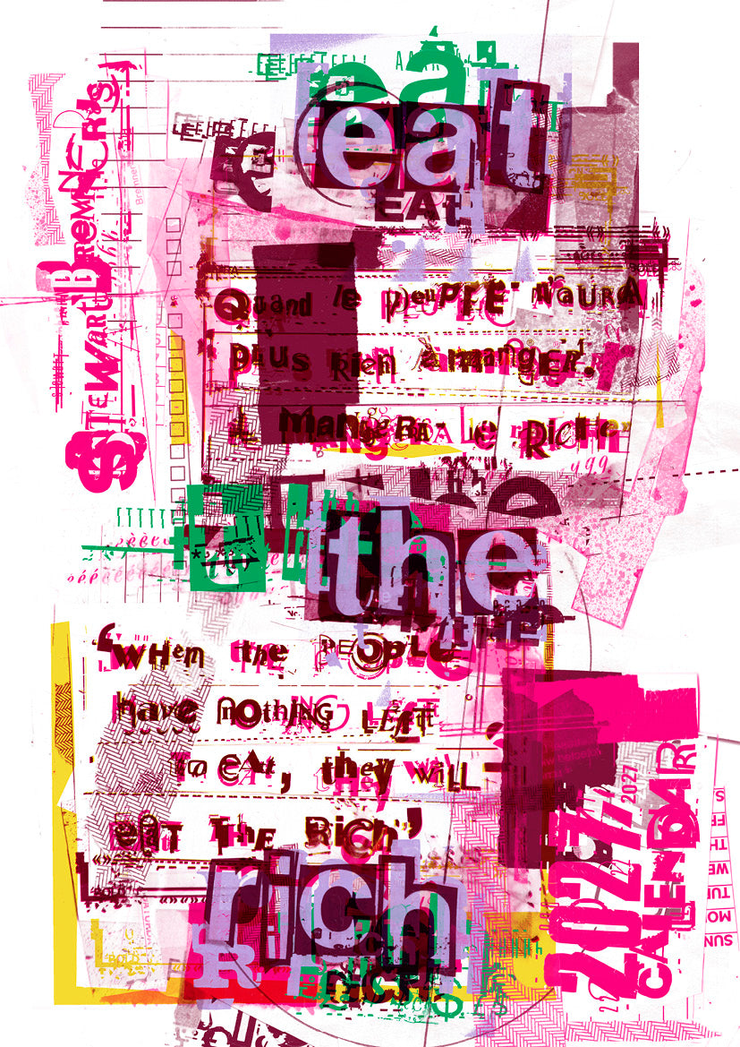 Eat the rich – A4 calendar 2027