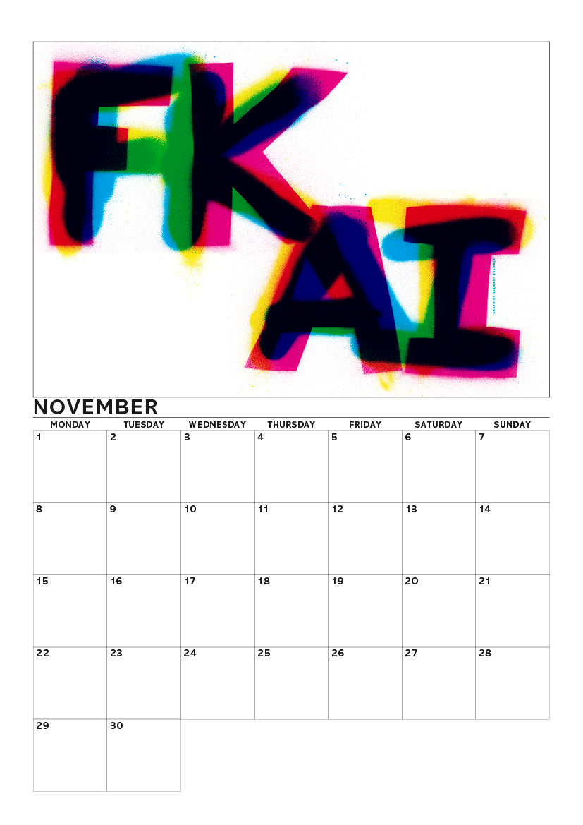 Eat the rich – A4 calendar 2027