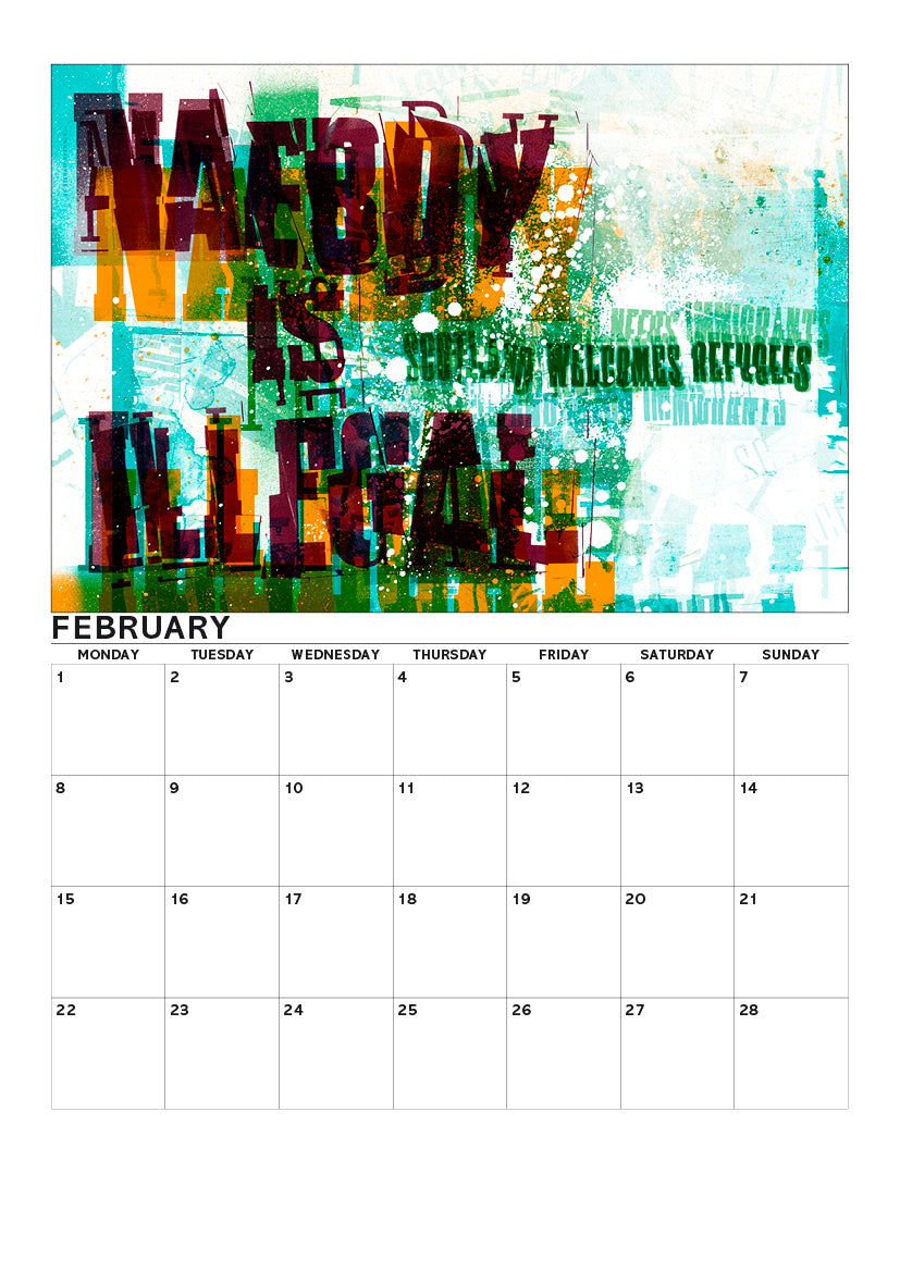 Eat the rich – A4 calendar 2027