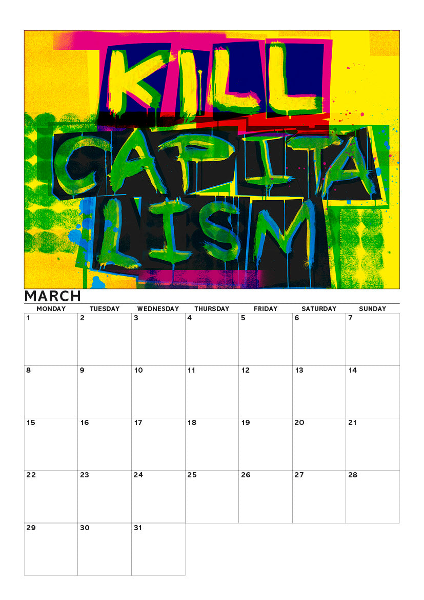 Eat the rich – A4 calendar 2027