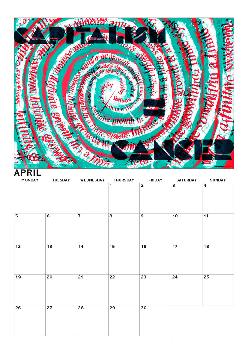 Eat the rich – A4 calendar 2027