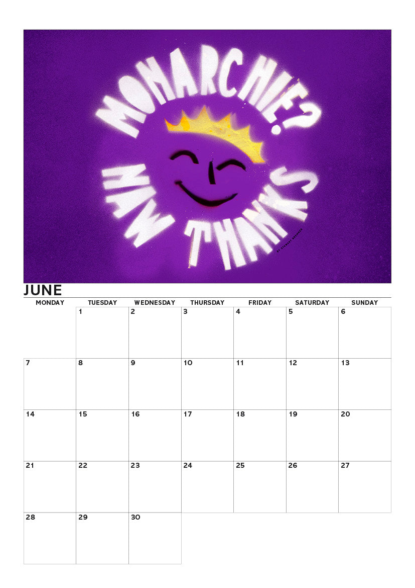 Eat the rich – A4 calendar 2027