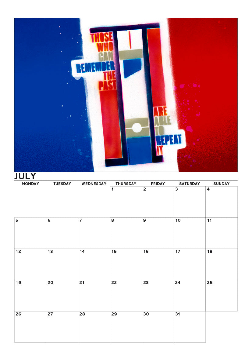 Eat the rich – A4 calendar 2027