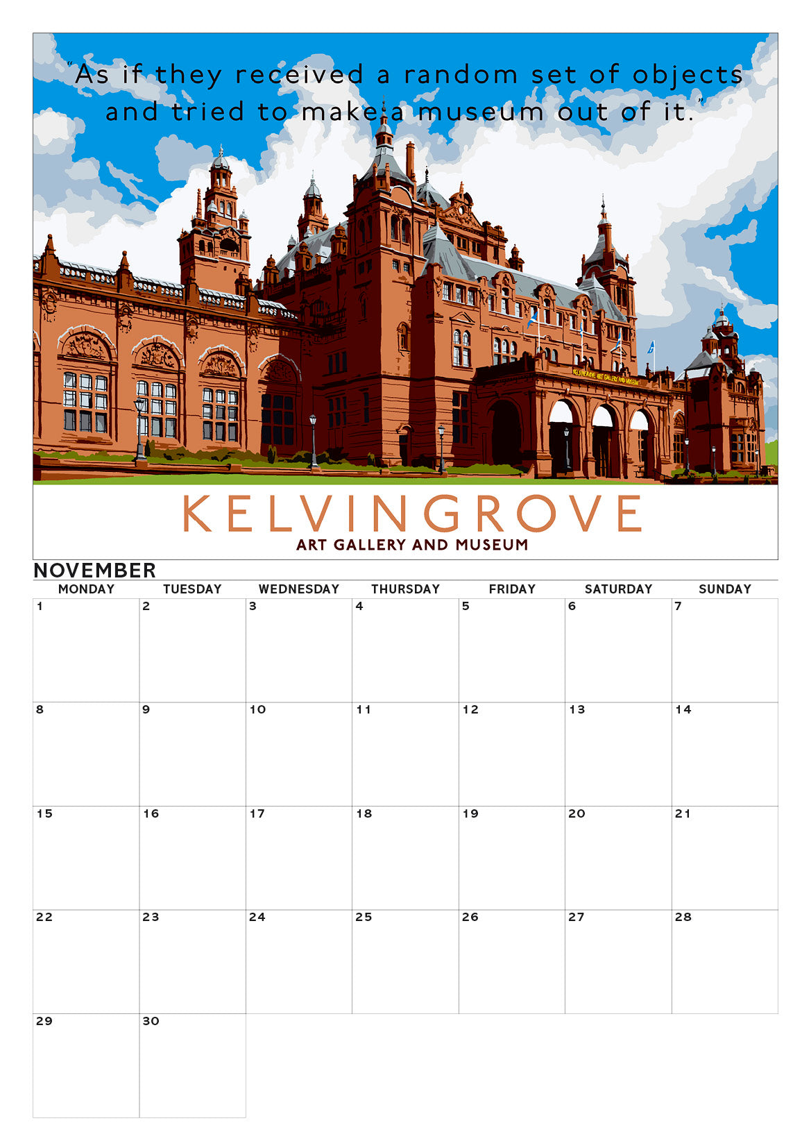Overrated Scotland – A3 calendar 2027