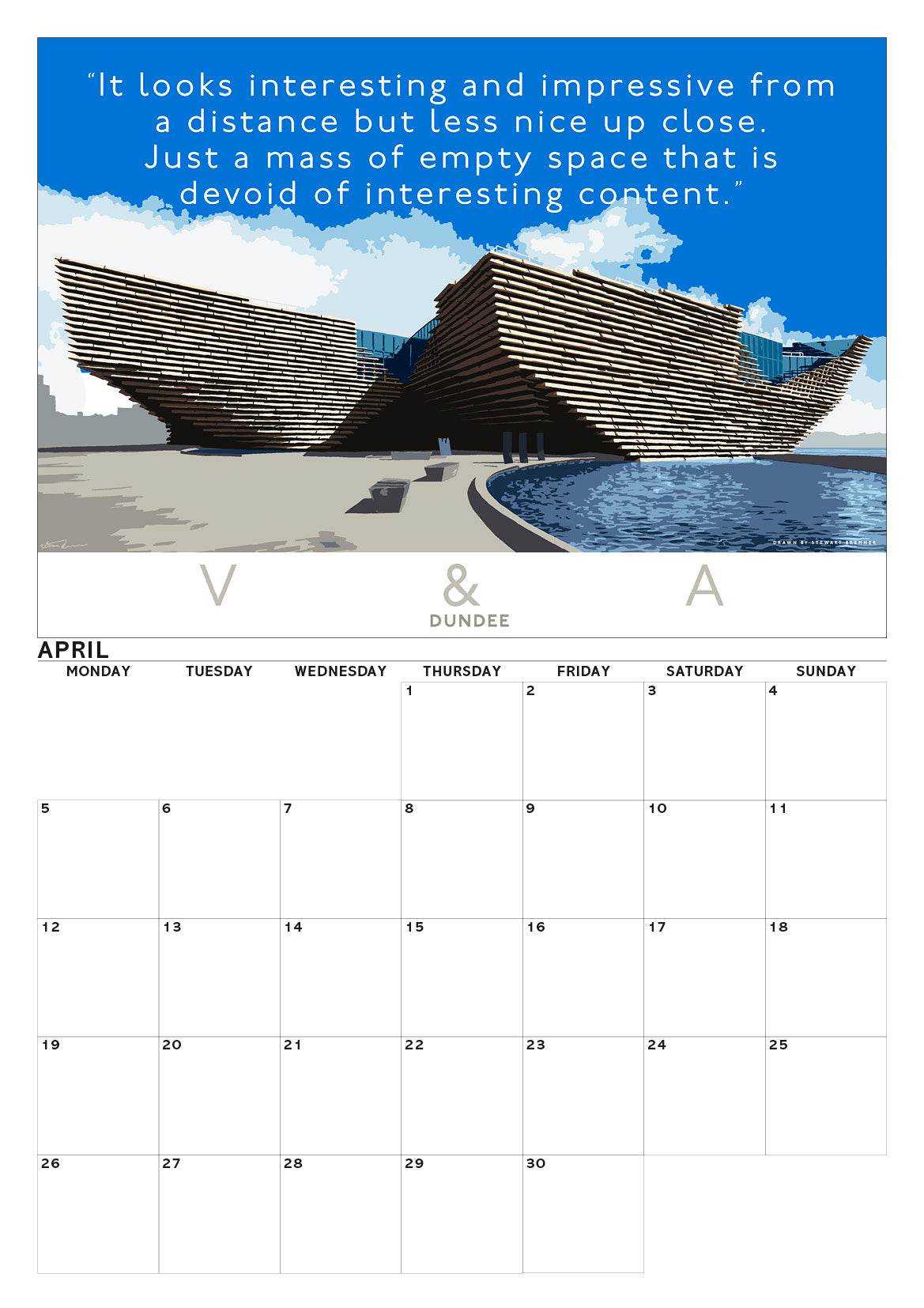 Overrated Scotland – A3 calendar 2027