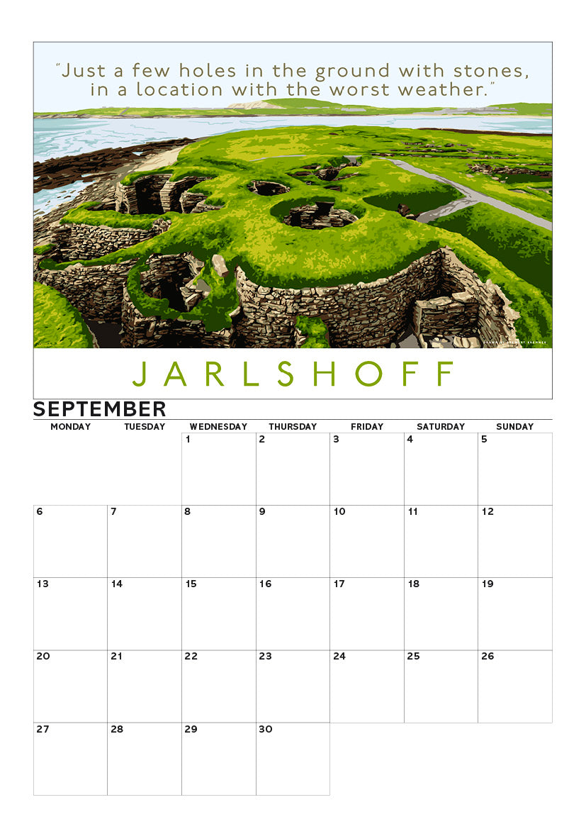 Overrated Scotland – A4 calendar 2027